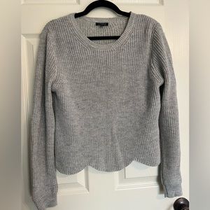 Dynamite scallop sweater